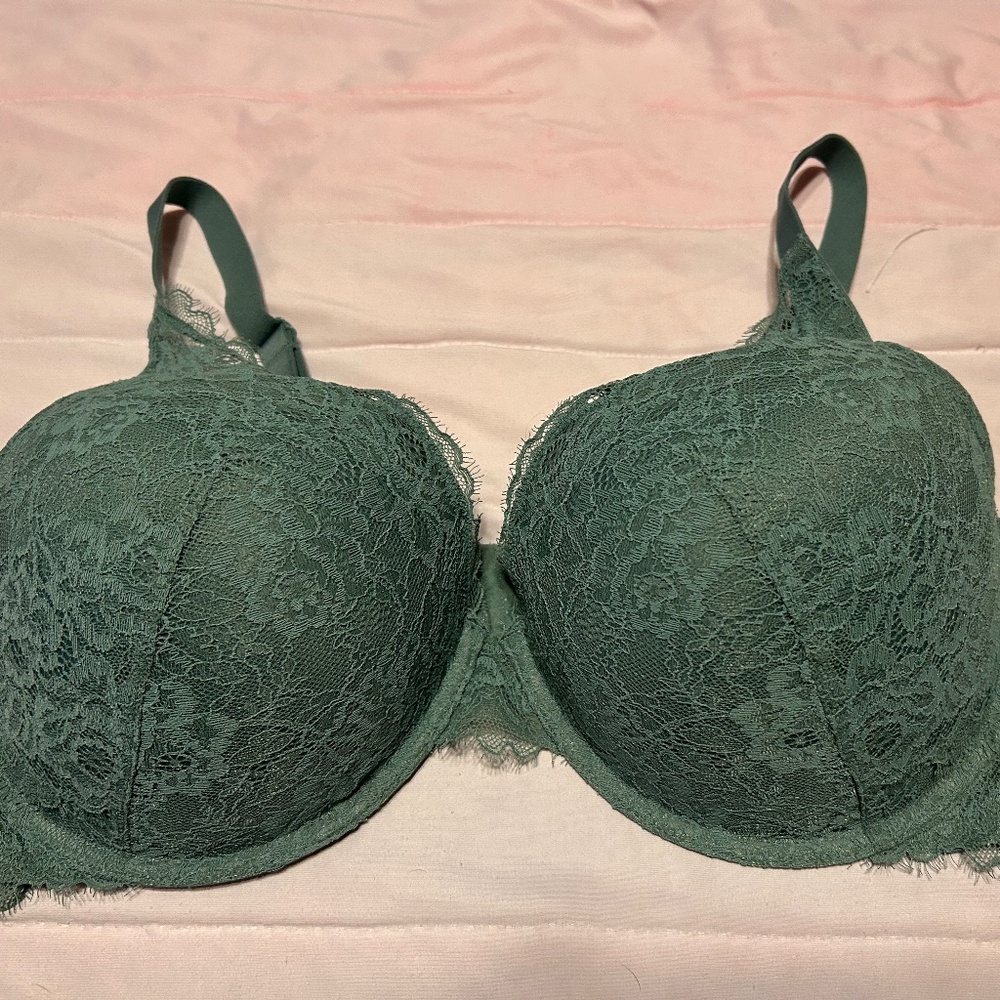 Auden Lace Bra in Green-NWOT
